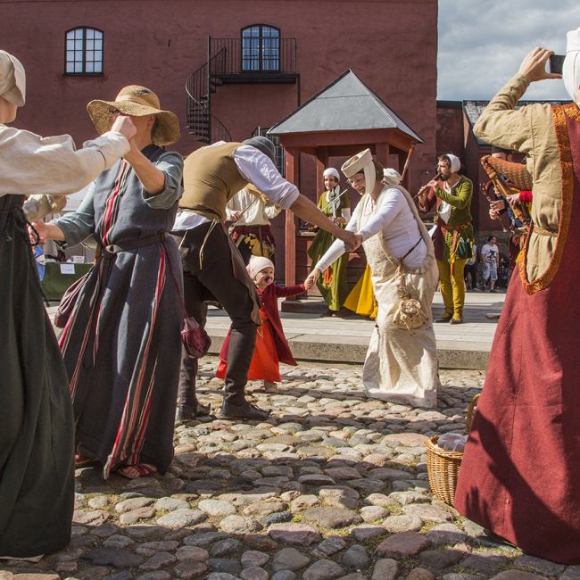 Medieval fair at Varberg fortress Day 2