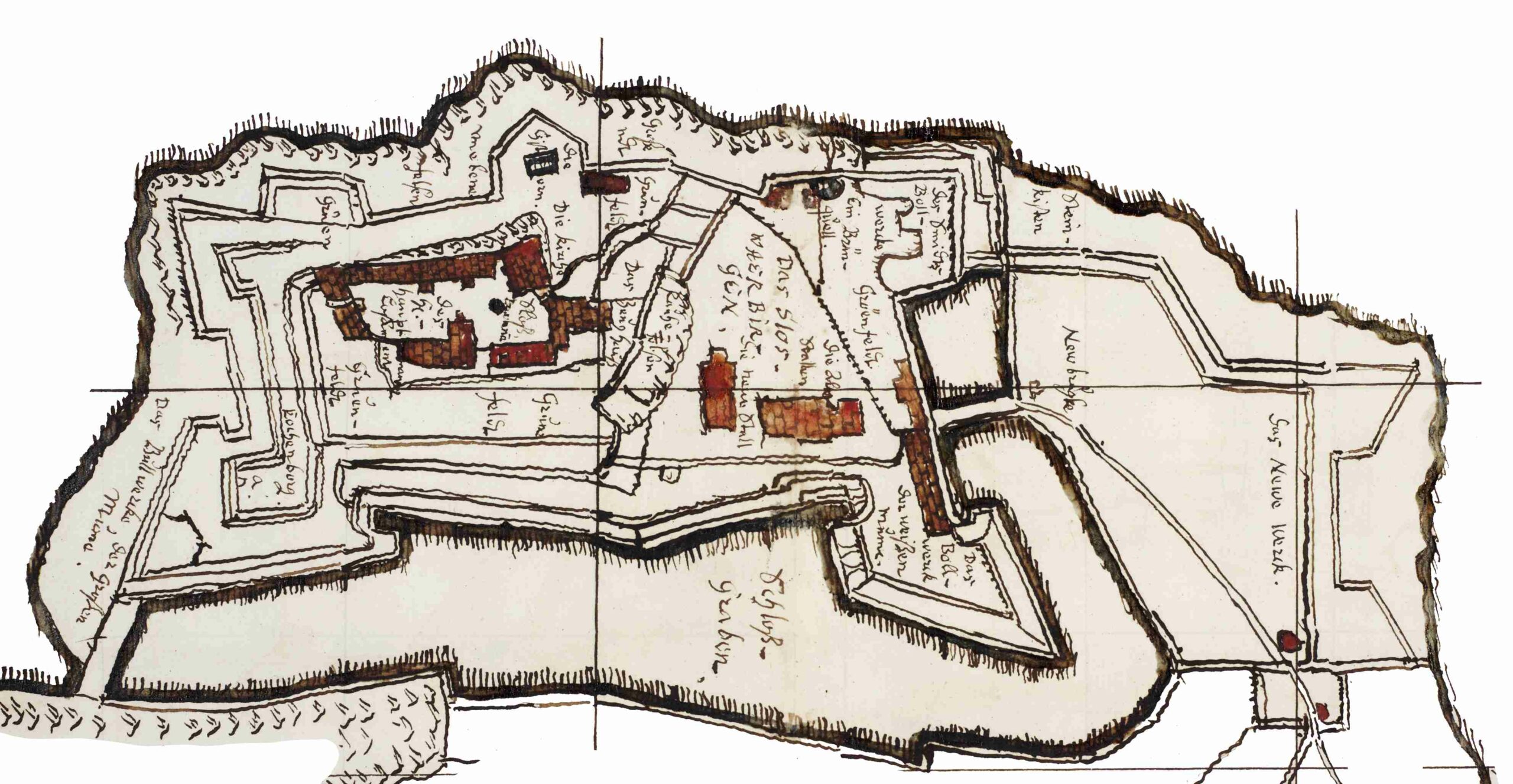 JoJohannes Mejer’s map of Varberg Fortress in 1638. The original is kept at the Royal Library, Copenhagen. hannes Mejer’s map of Varberg Fortress in 1638. The original is kept at the Royal Library, Copenhagen.