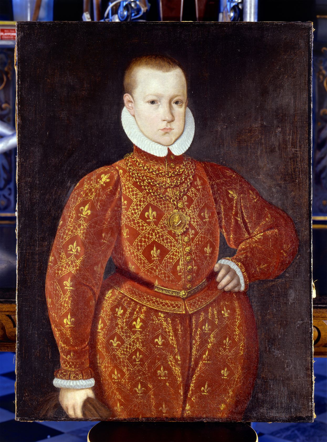 Christian IV (1577–1648) ruled over Denmark and Norway for a full 60 years. During that time, he had fortifications and towns built around the kingdom. He was not yet born when work on the construction of Varberg Fortress began. When construction entered a more intense phase in the 1580s, he was still just a little boy, about as old as in this portrait.